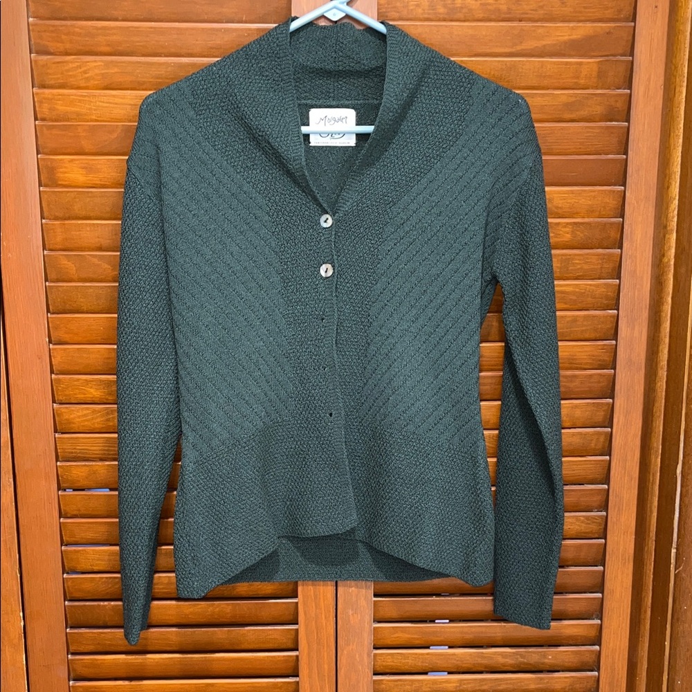 Margaret O’Leary Stunning Forest Green Sweater